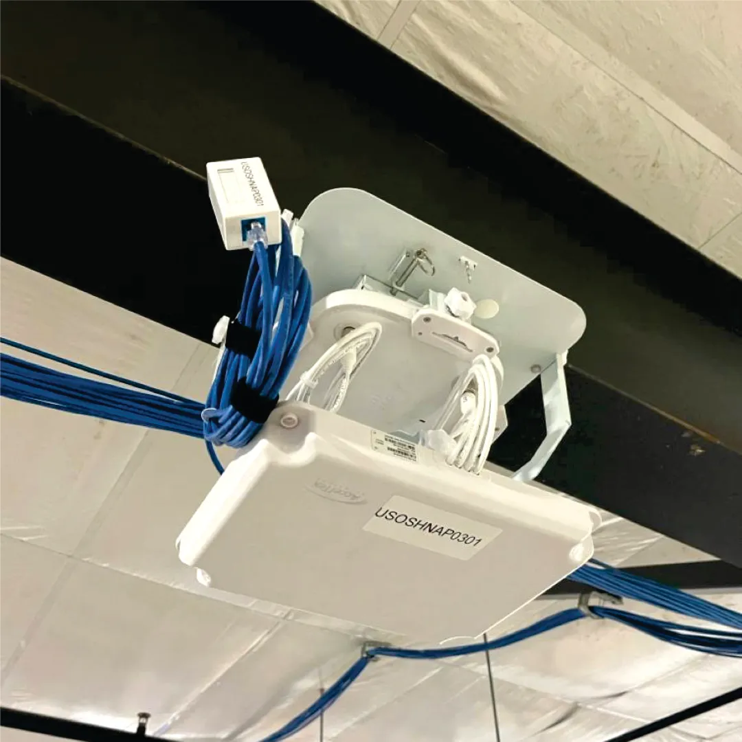 Field Tech Services project — commercial low-voltage installation