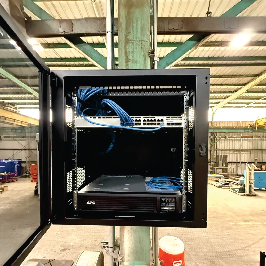 Field Tech Services project — commercial low-voltage installation
