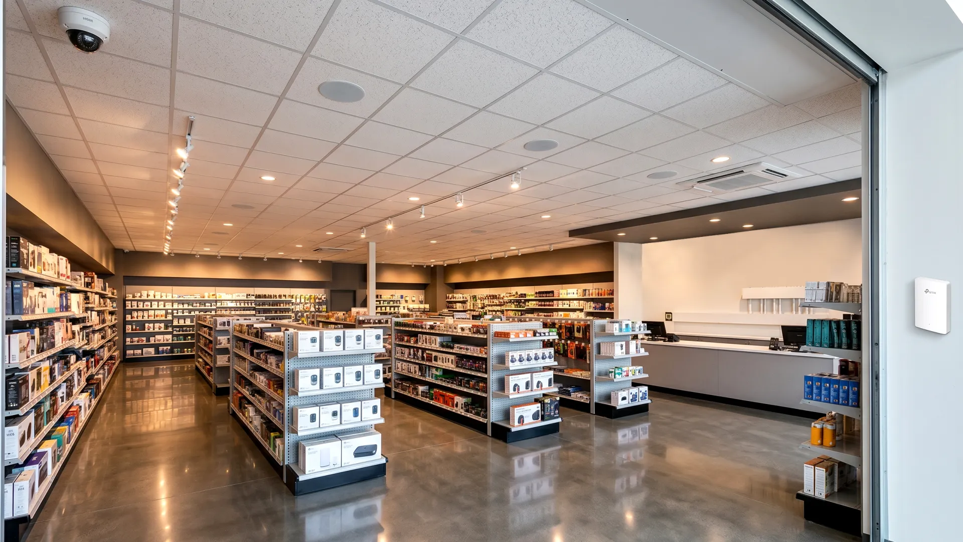 Retail store technology setup